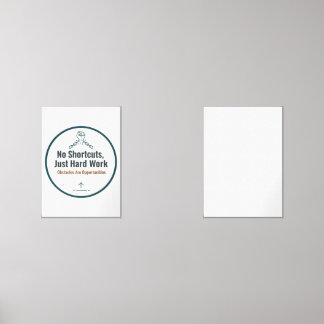 Jeux D'art Mural Motivational Hard Work Quote Design – No Shortcuts