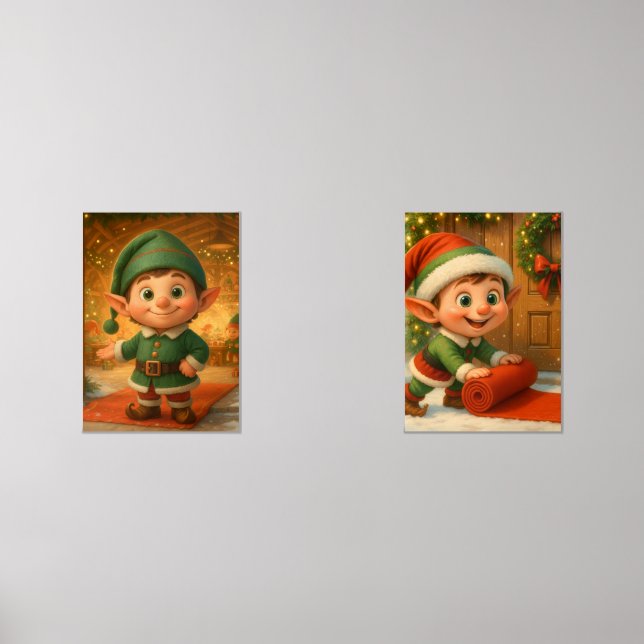Jeux D'art Mural North Pole Elf Celebration | Christmas Magic (Recto)