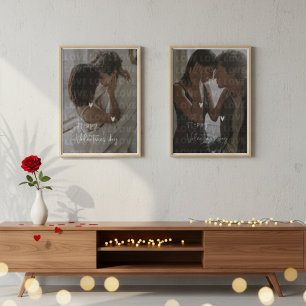 Jeux D'art Mural Photo Couple romantique de la Saint-Valentin