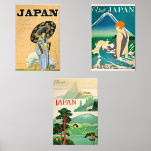 Jeux D'art Mural Posters vintage japonais