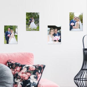 Jeux D'art Mural Quatre Mariage de automne extérieur 5x7 photo