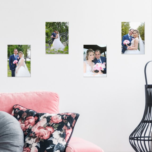 Jeux D'art Mural Quatre Mariage de automne extérieur 5x7 photo (Salon)