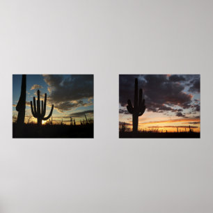 Jeux D'art Mural Saguaro Sunset II Arizona