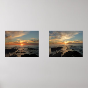 Jeux D'art Mural San Diego Sunset II California Seascape