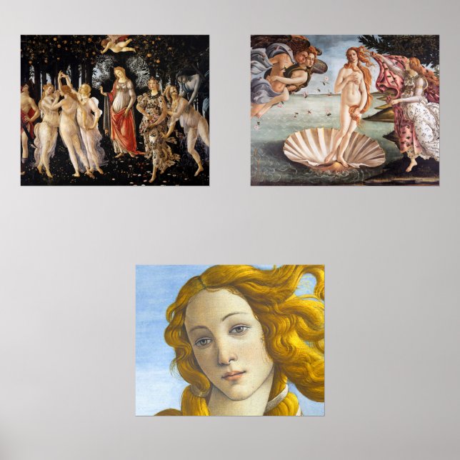 Jeux D'art Mural Sandro Botticelli - Sélection de chefs-d'oeuvre (Recto)
