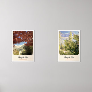 Jeux D'art Mural Set of 2 Nature Photo Posters | 5×7 Botanical Wall