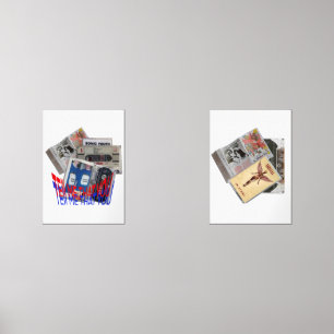 Jeux D'art Mural SONIC YOUTH, NIRVANA CASSETTE TAPE cool art