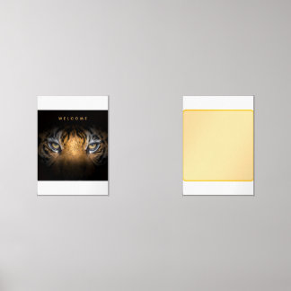 Jeux D'art Mural Tiger en toile