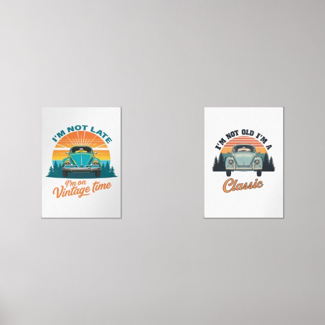 Jeux D'art Mural Vintage Time Ride (Recto)