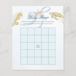Jeux de Baby Bingo Sea You Soon pour Baby Shower