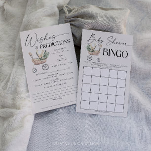 Jeux de Baby shower à deux côtés neutres pour les