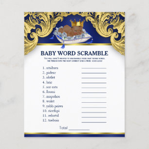 Jeux de Baby shower afro-américains