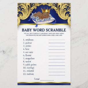 Jeux de Baby shower afro-américains