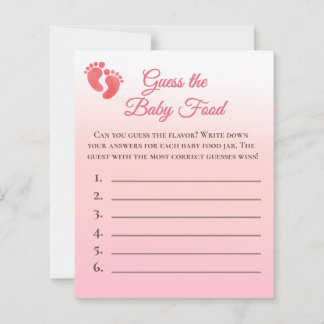 Jeux de Baby Shower : Devinez la Nourriture Bébé a