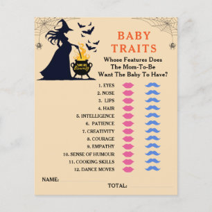 Jeux de Baby Shower Halloween de Twins are Brewing