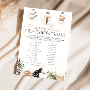 Jeux de Baby Shower : La gestation des Animaux Dou