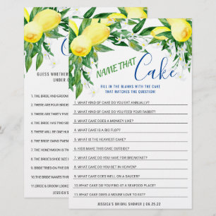 Jeux de Baby Shower Mariage Double Face Fleurs de