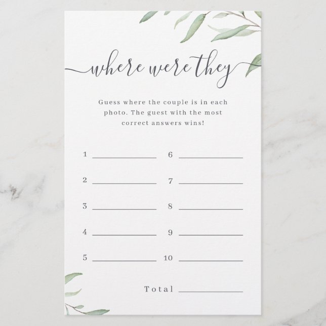 Jeux de baby shower : où étaient-ils ? (Devant)