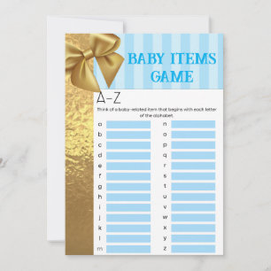 Jeux de Baby shower pour bébé garçon