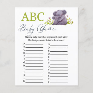 Jeux de Baby showers ABC