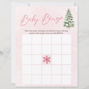 Jeux de Bébé de Noël aux Rubans Roses Bingo Bébé S