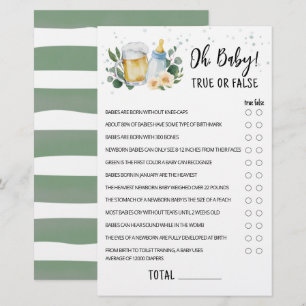 Jeux de bébé Greenery : vrai ou faux