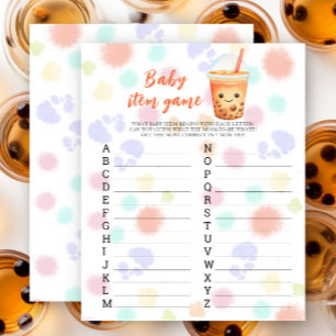Jeux de bébé pour Baby shower à thème Bubble tea