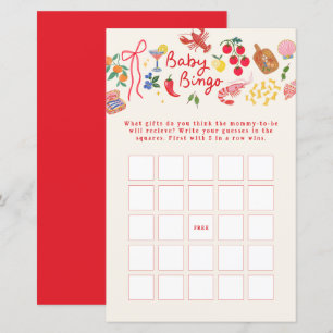 Jeux de Bingo Ciao Baby Baby Shower Art folkloriqu