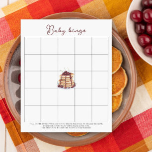 Jeux de bingo pour baby shower crêpes