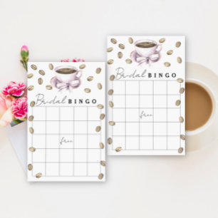 Jeux de bingo pour la douche de mariée Love is bre
