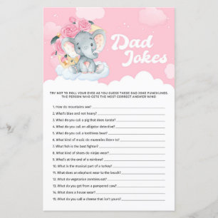 Jeux de blagues de papa pour Baby Shower sur le th