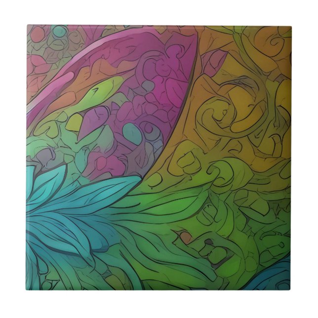 Jeux de carreaux en céramique de grenouille de cou (Devant)