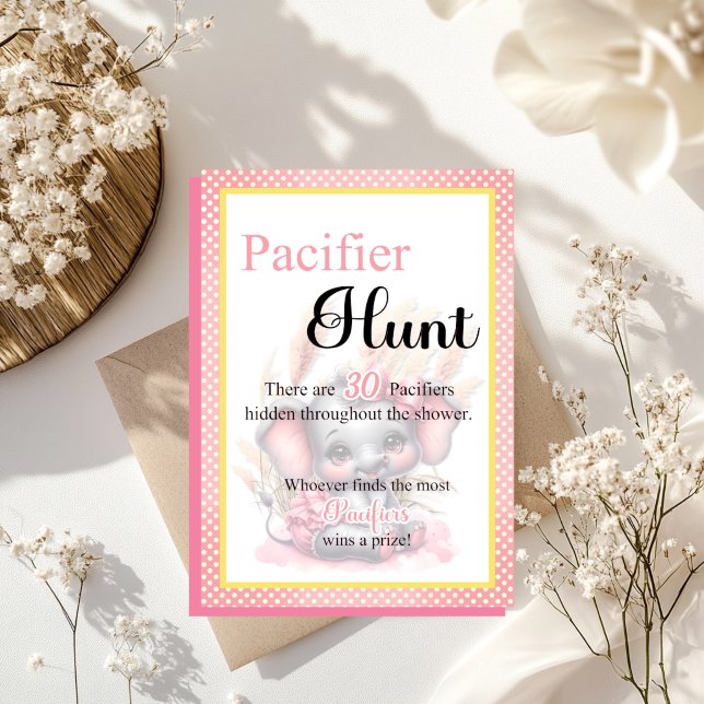 Jeux de chasse à la tétine pour Baby Shower - Douc (Créateur téléchargé)