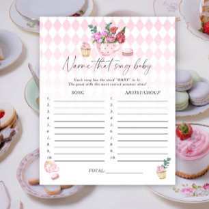 Jeux de devinette de chanson pour baby shower - Th