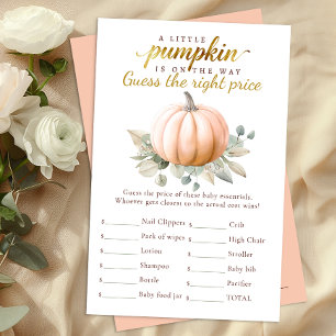 Jeux de devinette de prix pour Baby Shower Blush P