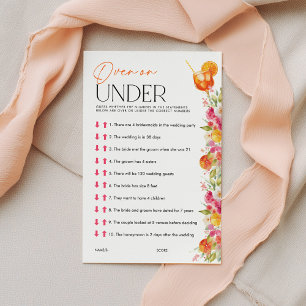 Jeux de douche de mariée Spritz Over ou Under