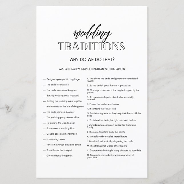 Jeux de douche minimaliste Traditions Mariages (Devant)