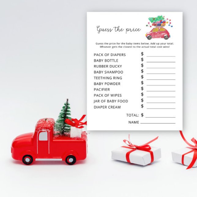 Jeux de fête d'hiver | Jeu de devinette de prix (Créateur téléchargé)