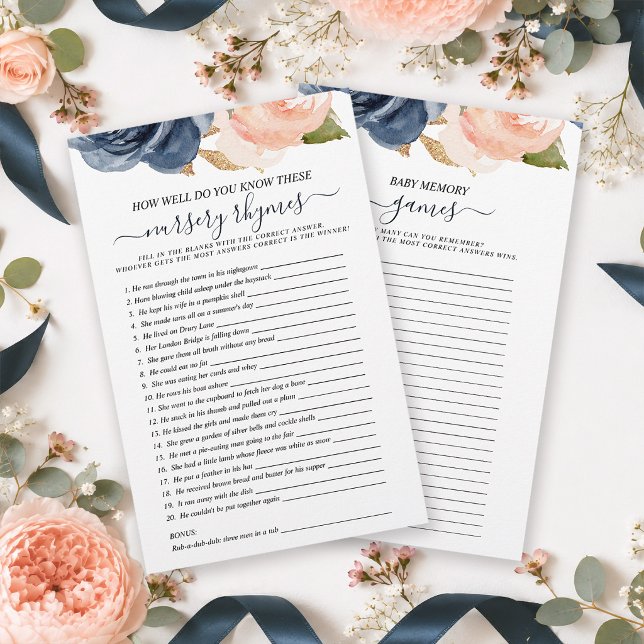 Jeux de fête prénatale double face à fleurs rose m (Keep your guests completely entertained while maintaining a flawless, upscale aesthetic.)