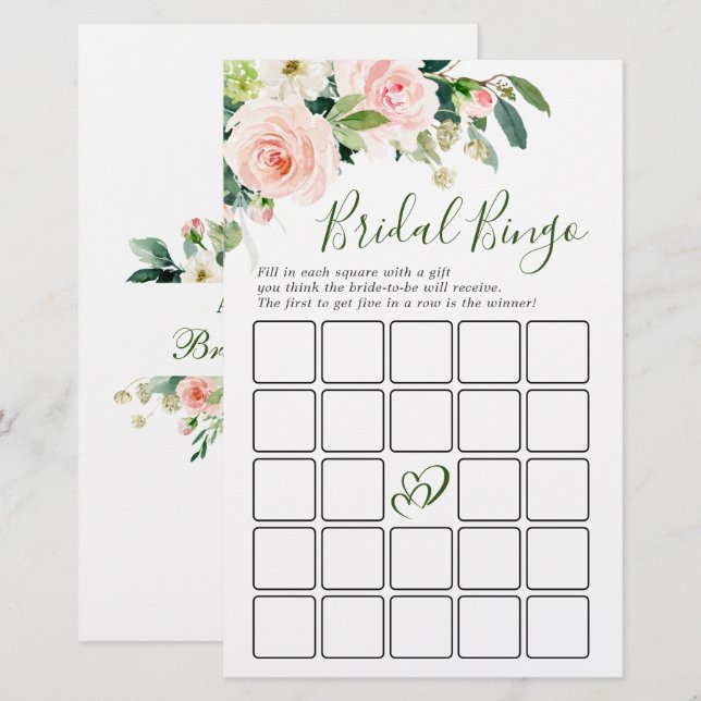 Jeux de Fleurs de Fleurs de Mariée aux Joues Roses (Devant / Derrière)
