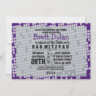 JEUX DE JEUX NUMÉRIQUE Invitation Bat mitzvah de l