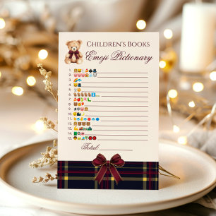 Jeux de livres pour bébé emoji pictionary ours en