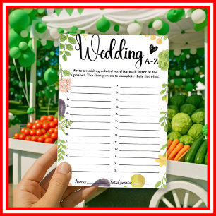 Jeux de mariage de A à Z pour mariées Fresh Off Th