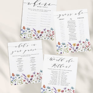 Jeux de mariage Floral Printemps Été Où étaient-il