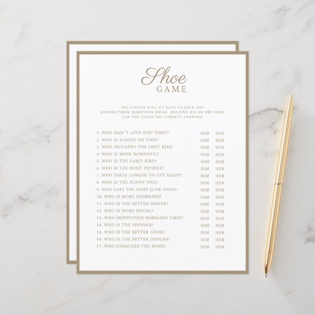 Jeux de mariage style moderne. (Devant/Arrière en situation)