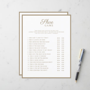 Jeux de mariage style moderne.