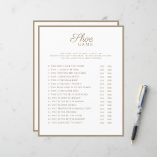 Jeux de mariage style moderne.