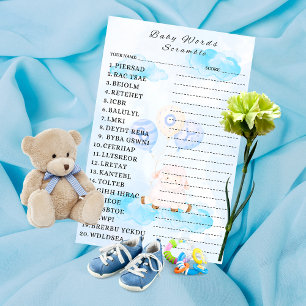 Jeux de mots en désordre pour bébé Agneau Bleu Pet