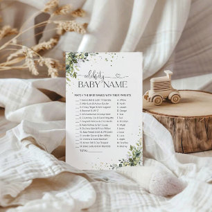 Jeux de Noms de Bébé de Célébrité pour Baby-Shower