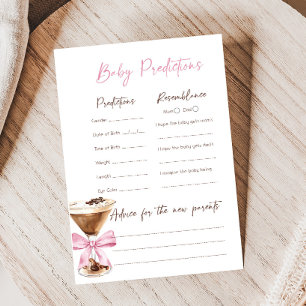 Jeux de prédictions de douche de Martini Espresso 